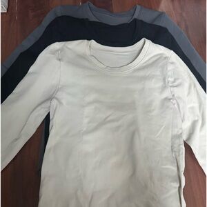 Three Pack Long Sleeve Tops